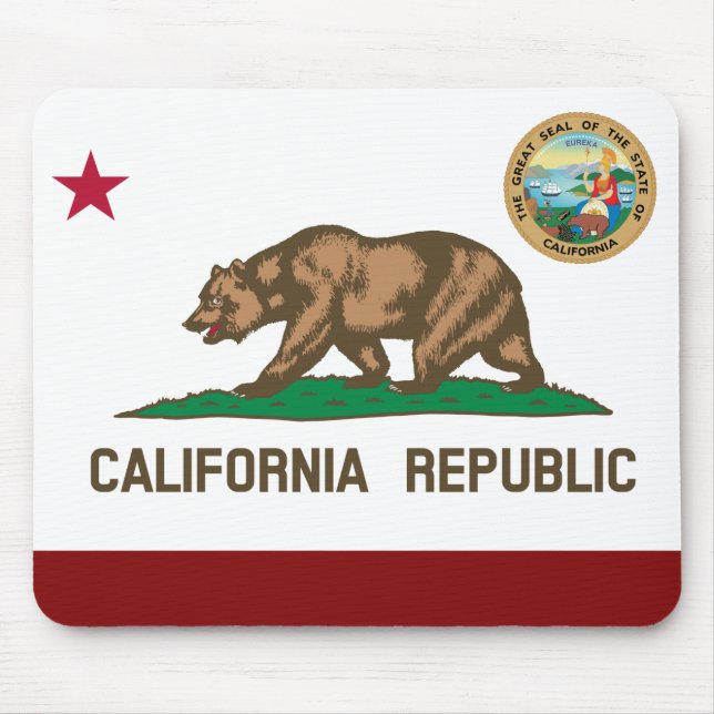 California flag mouse pad (Front)