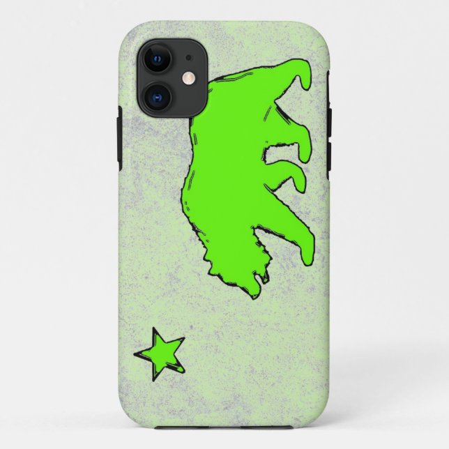 California flag neon green bear iphone 5 case (Back)