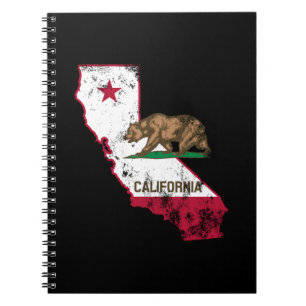 California Flag Patriotic Notebook