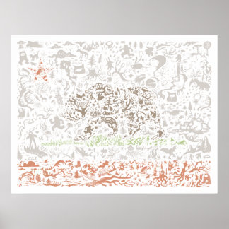 California Flag Poster