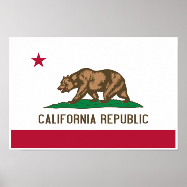 California Flag Print (Front)
