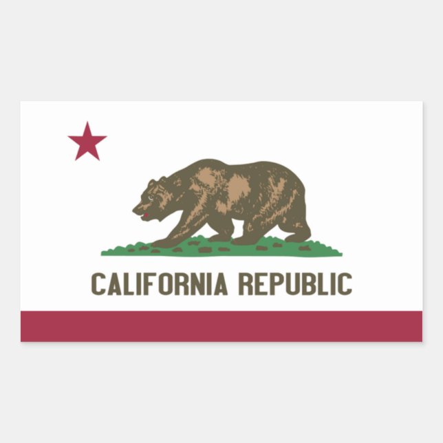 "California Flag" Stickers (Front)