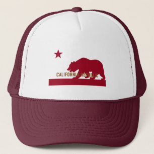 California Flag T-Shirt - Big Bear Variant Trucker Hat
