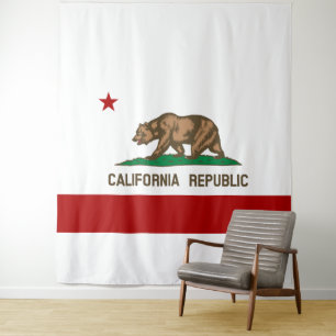 California flag tapestry