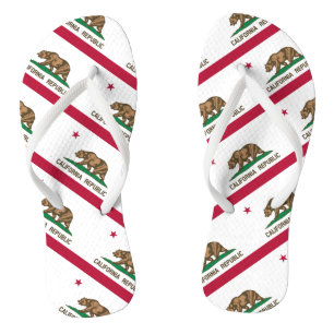 California flag thongs
