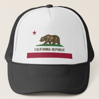 California Flag Trucker Hat