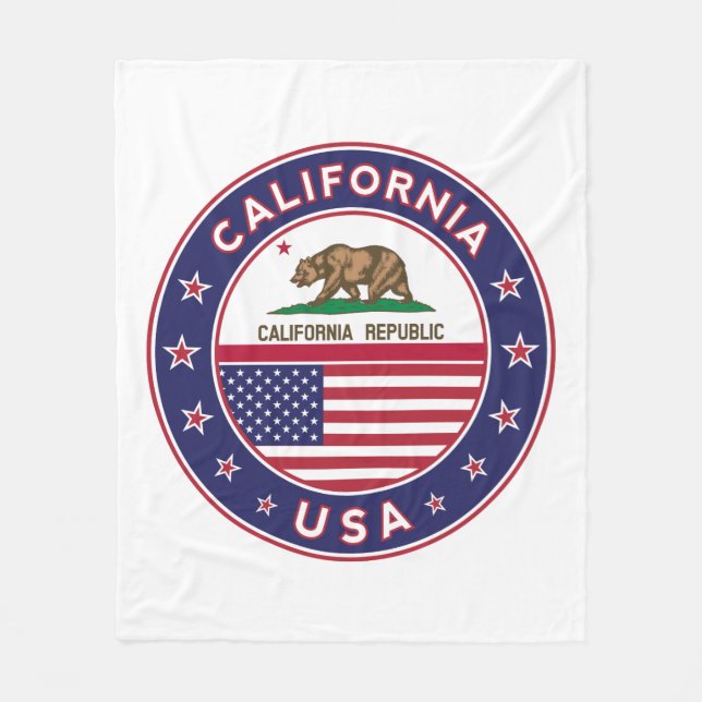 California Fleece Blanket (Front)