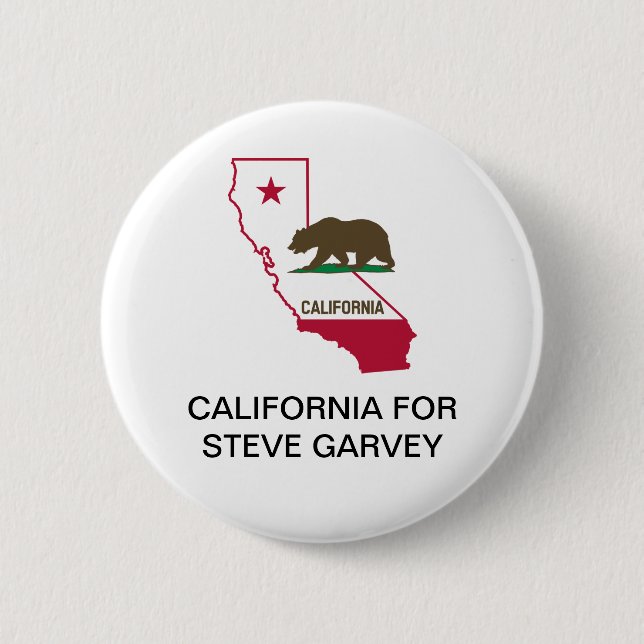 CALIFORNIA for Steve Garvey SENATE Button (Front)