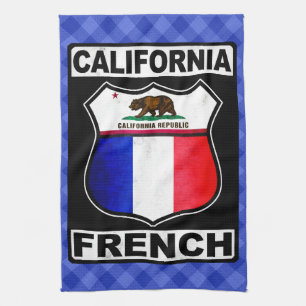 California French American Tea Towel