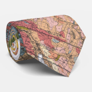 California Geology Map (1916) Tie