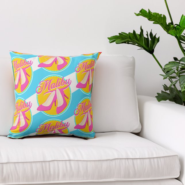 California Girl Malibu Pink High Heels Cushion (Creator Uploaded)