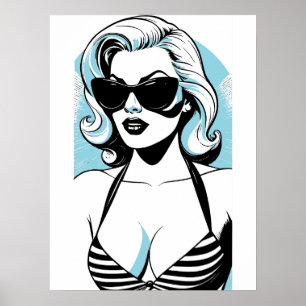 California Girl Poster