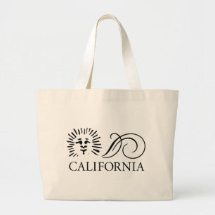 California Glyphing Large Tote Bag