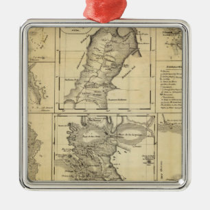 California Gold Rush Metal Ornament