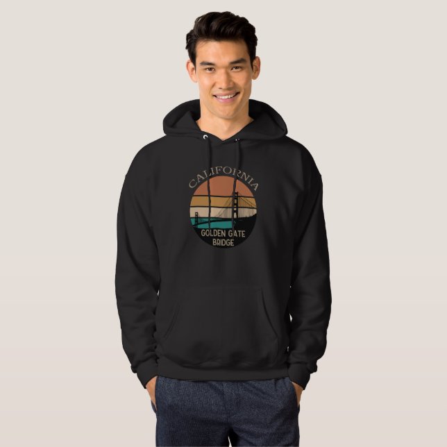 California Golden Gate Bridge Hoodie (Front Full)