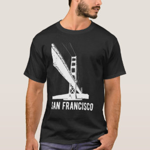 California Golden Gate Bridge Skyline San Francisc T-Shirt
