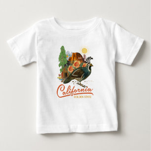 California Golden State Historical Landmarks Sites Baby T-Shirt
