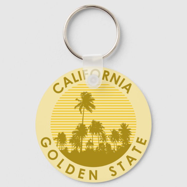  California Golden State Key Ring (Front)