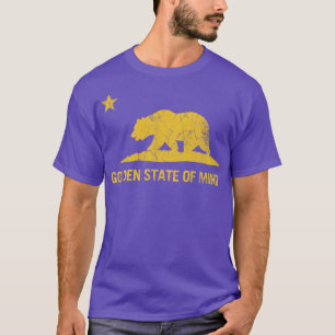 California Golden State Of Mind Retro Fade Long Sl T-Shirt