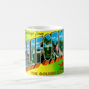 California Greeting Postcard Coffee Mug
