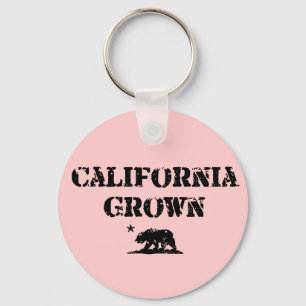 California Grown Bear Key Ring