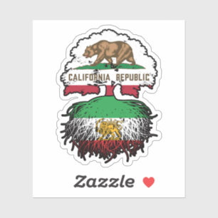 California Grown Iranian Roots Lion and Sun