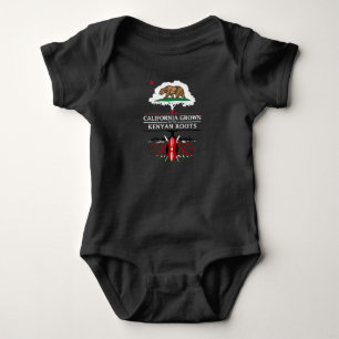 California Grown with Kenya Roots Baby Bodysuit