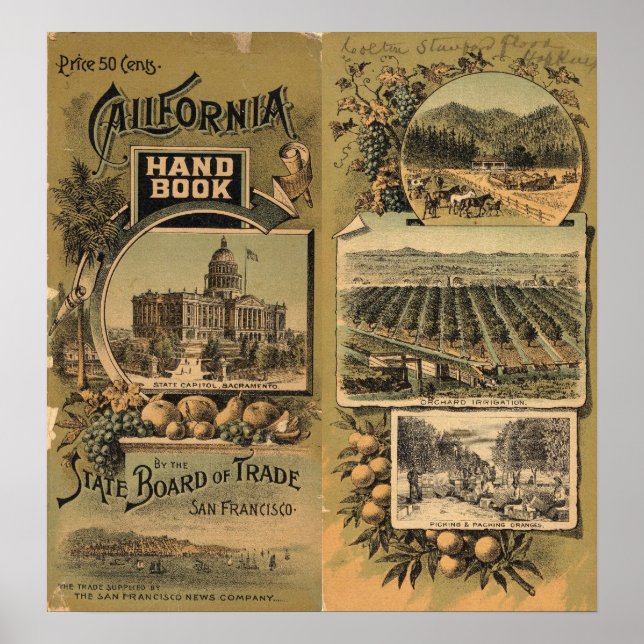 California hand book poster (Front)