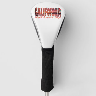 California - Have A Nice Day Golf Head Cover
