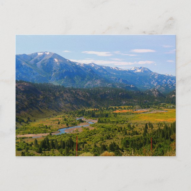 California Highway 108 Sonora Pass Postcard (Front)