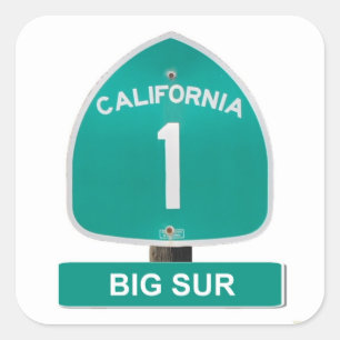 California Highway 1 Big Sur Stickers