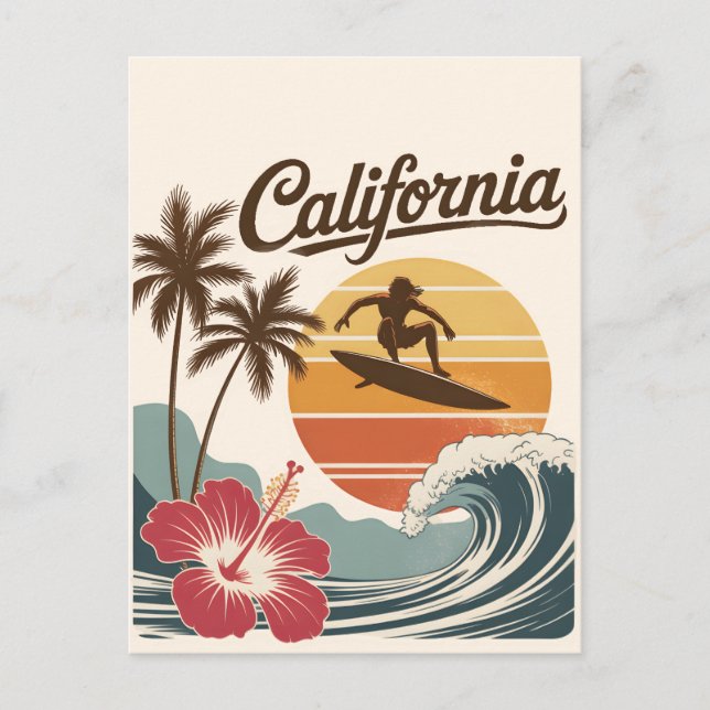 California Holiday Postcard (Front)