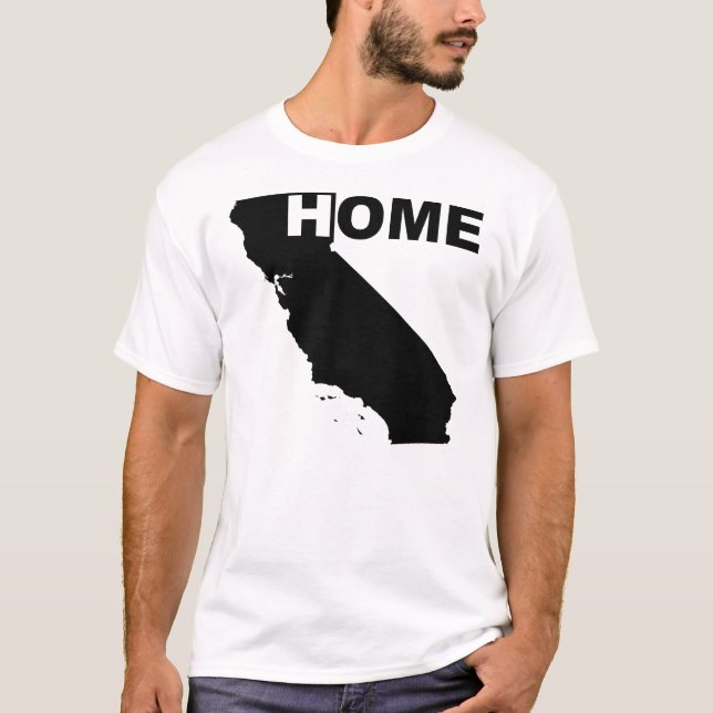 California Home Away From Home T Tee Shirt (Front)