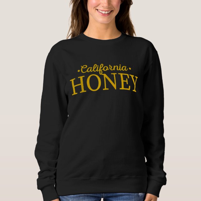 California Honey Beekeeper Conservation Save Bees Sweatshirt (Front)