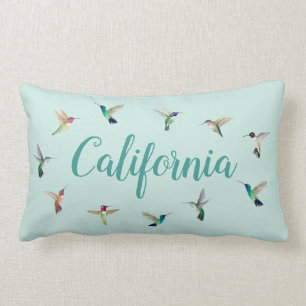 California Hummingbirds Lumbar Cushion