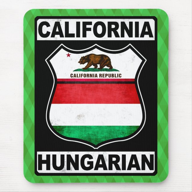 California Hungarian American Mousemat (Front)