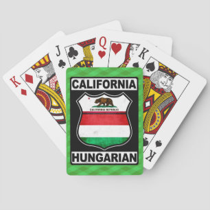 California Hungarian American  Playing Cards