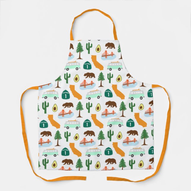 California Icons Apron (Front)