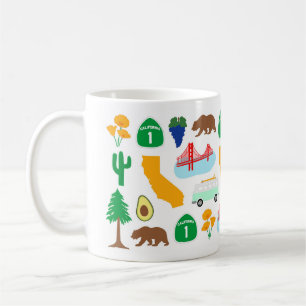 California Icons Coffee Mug