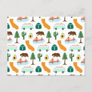 California Icons Postcard