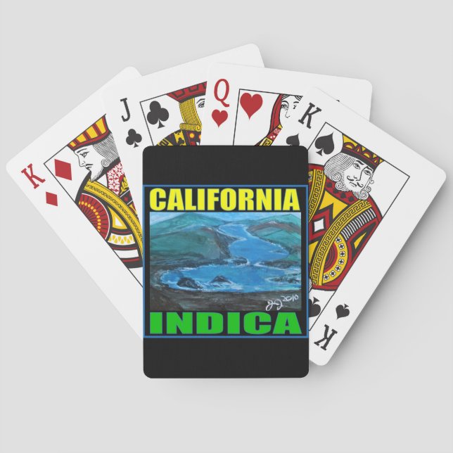 CALIFORNIA INDICA PLAYING CARDS (Back)