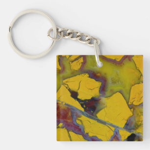 California Jasper Key Ring