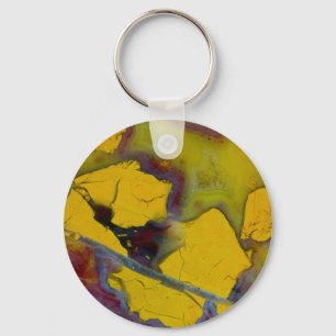 California Jasper Key Ring