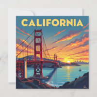 California Keepsake | The Golden Gate Bridge Blank