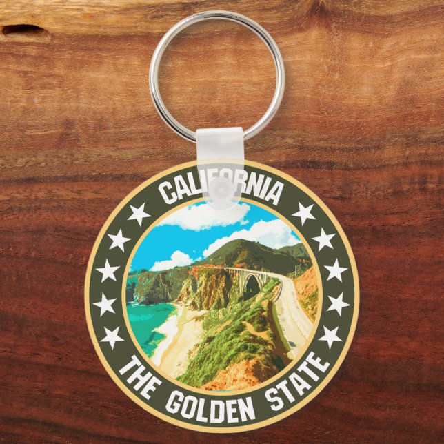 California                                         key ring (Front)