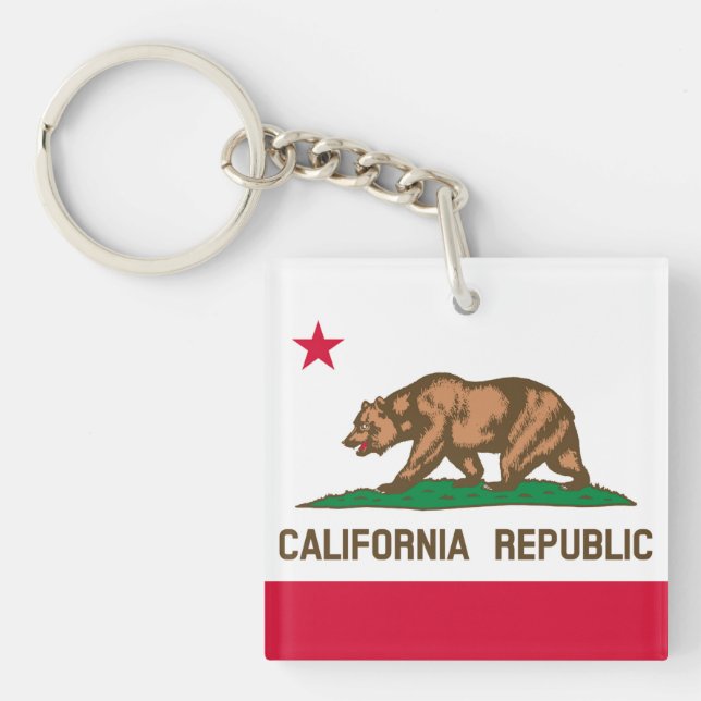 California Key Ring (Front)