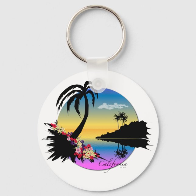 California Key Ring (Front)