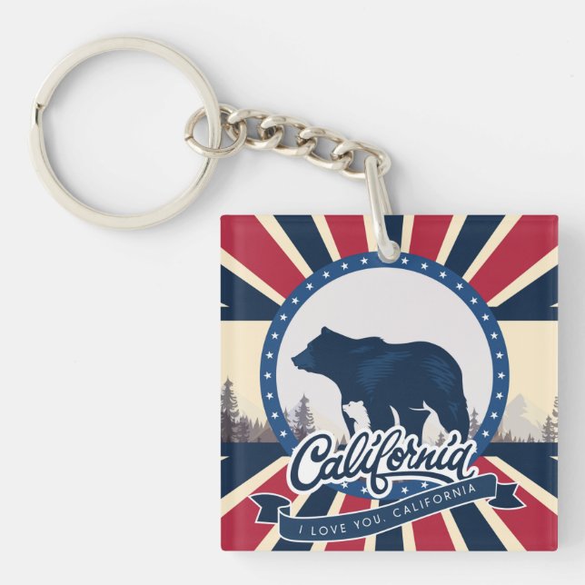California Key Ring (Front)