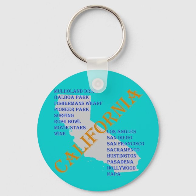 CALIFORNIA KEY RING (Front)
