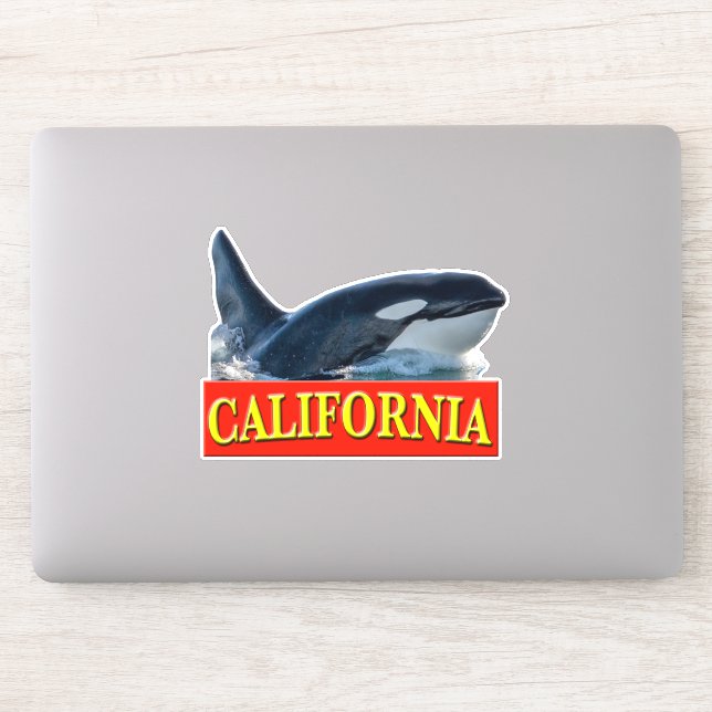 California Killer Whale Sticker (Computer)